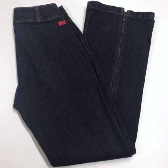 Seven7 Denim - SEVEN High-waisted VINTAGE Flared Jeans w Zippers